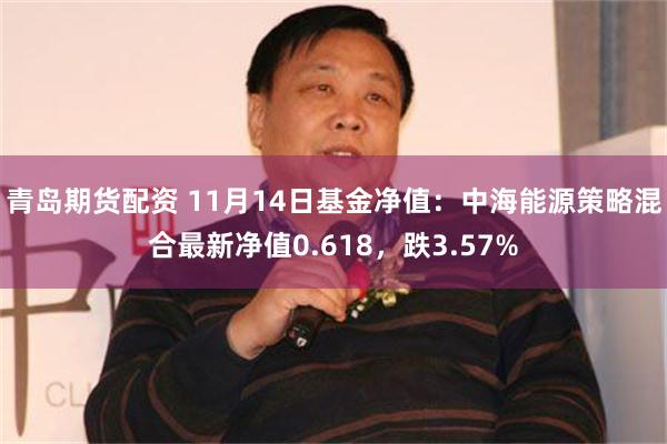 青岛期货配资 11月14日基金净值：中海能源策略混合最新净值0.618，跌3.57%