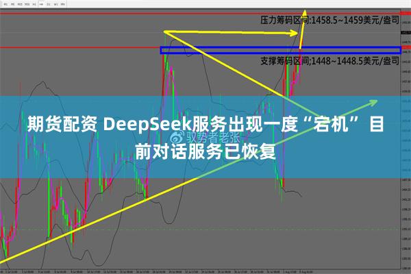 期货配资 DeepSeek服务出现一度“宕机” 目前对话服务已恢复